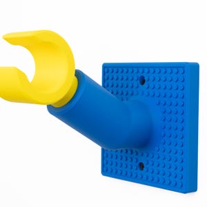 Klassieke kindermuurhaak in baksteenstijl | 3D-geprinte rugzakopberger afbeelding 3
