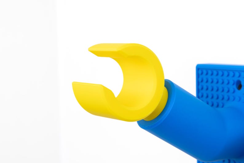 Klassieke kindermuurhaak in baksteenstijl | 3D-geprinte rugzakopberger afbeelding 5
