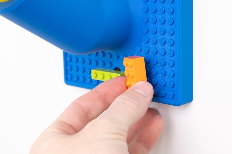 Klassieke kindermuurhaak in baksteenstijl | 3D-geprinte rugzakopberger afbeelding 9