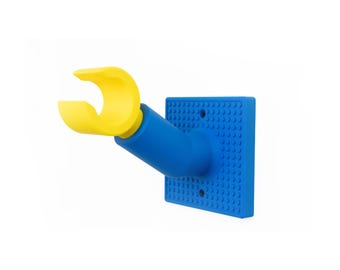 Klassieke kindermuurhaak in baksteenstijl | 3D-geprinte rugzakopberger