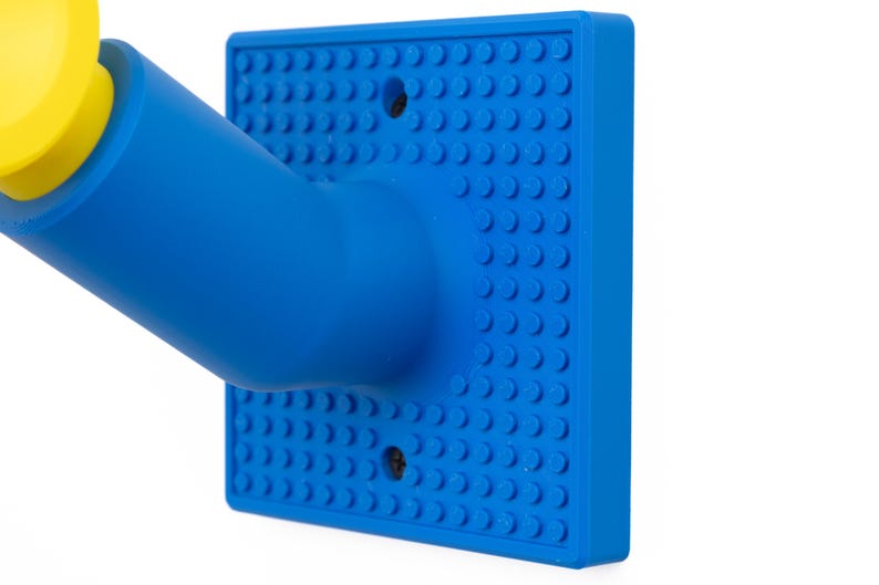 Klassieke kindermuurhaak in baksteenstijl | 3D-geprinte rugzakopberger afbeelding 7