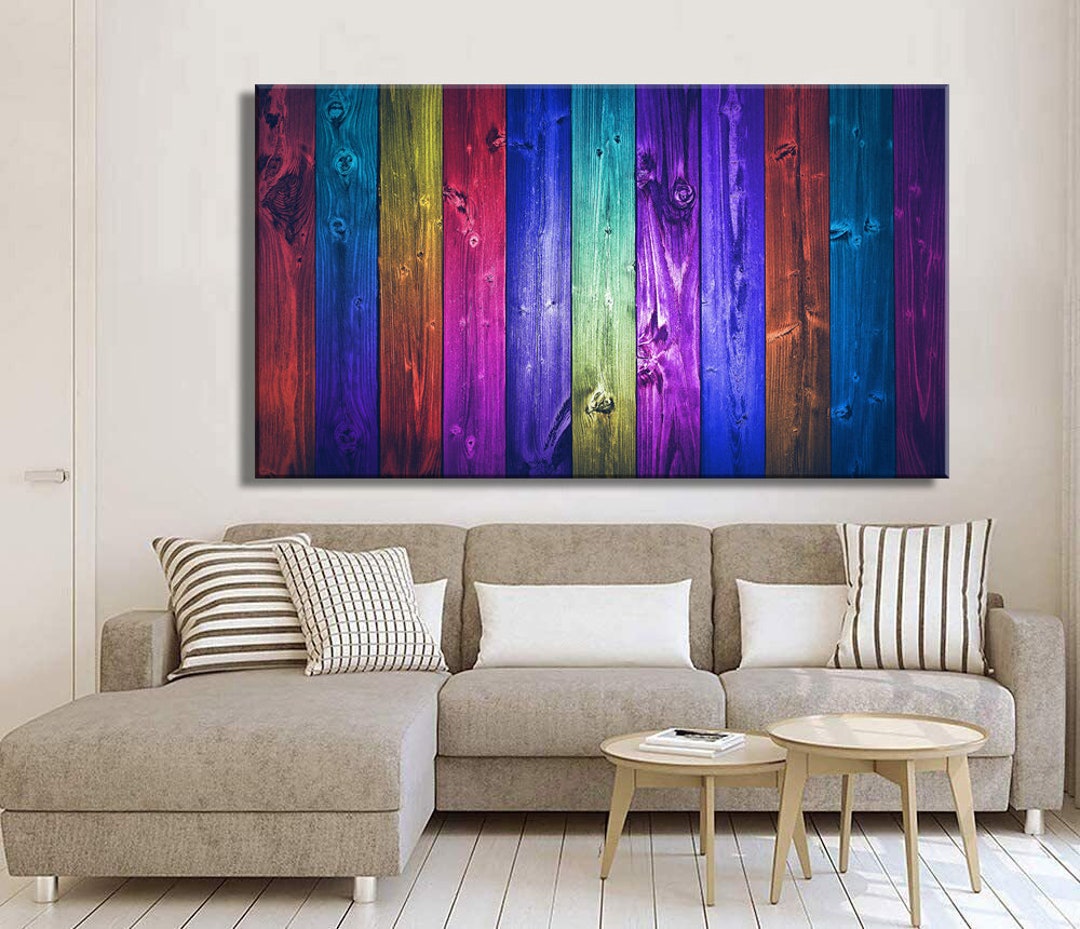 Wall Art Tempered Glass High Quality With Colour Art Etsy