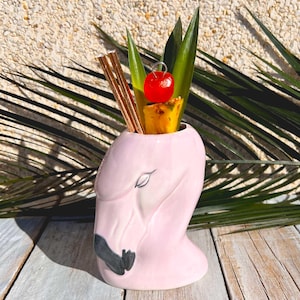Club Tropicana Pink Flamingo Tiki Mug