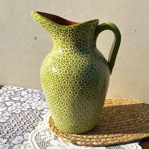 Brocca d'acqua in terracotta – Verde salvia