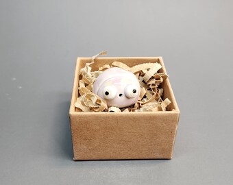 CHIBI Pocket Bug Ceramic, Collectible, Tiny Bug Figurine – Handmade Miniature Insect – Cute Pocket Friend – Desk Pet – Small Gift