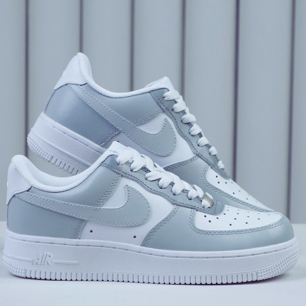 Grey Air force 1 Custom