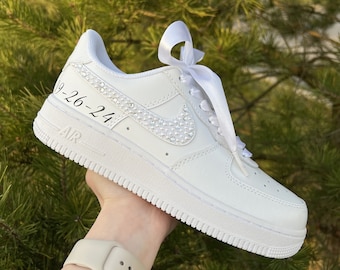 Personalized Shoes For The Bride / Prom, graduation Air Force 1