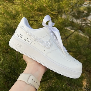 Personalisierte Schuhe für die Braut / Abschlussball, Graduierung Air Force 1 Bild 1