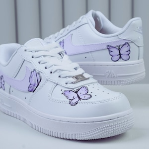 Butterflies Print Air force 1 Custom image 6