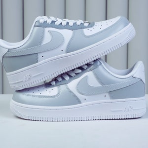 Grey Air force 1 Custom image 2