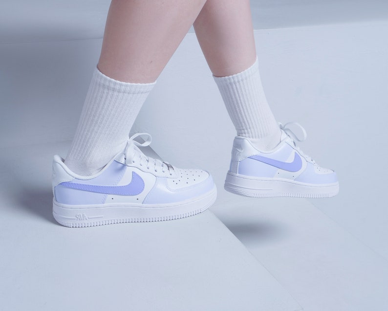 Lilac Custom Air force 1 image 4