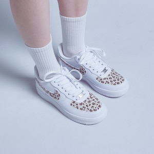 Leopard Print Air Force 1 Custom - Etsy