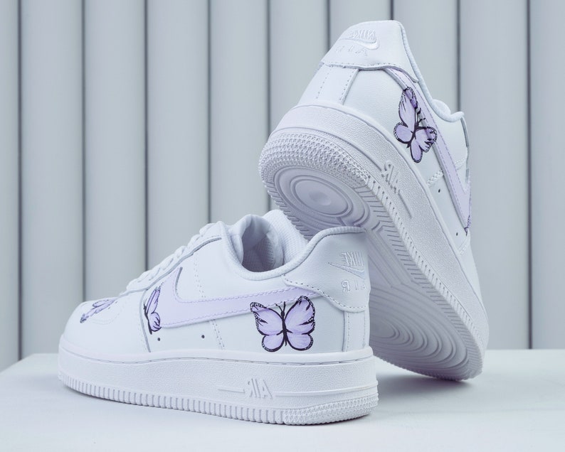 Impression de papillons Air force 1 Custom image 4