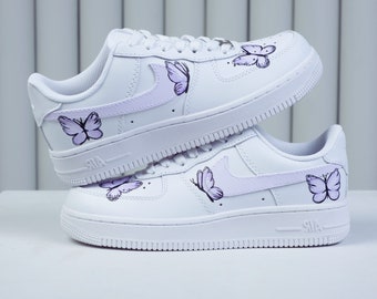 Butterflies Print Air force 1 Custom