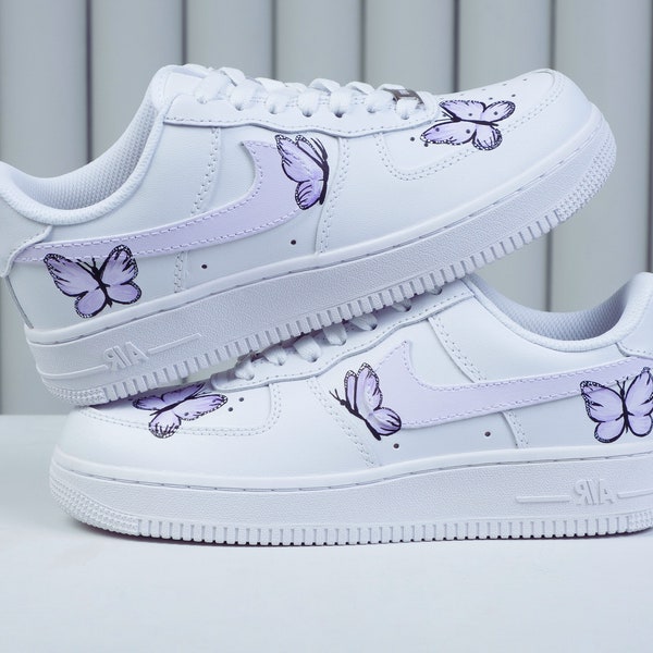 Impression de papillons Air force 1 Custom