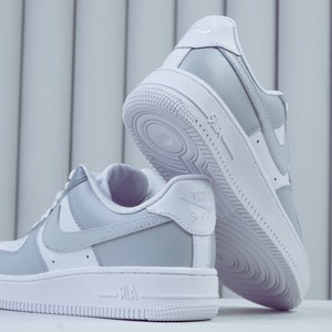 Grey Air force 1 Custom image 4