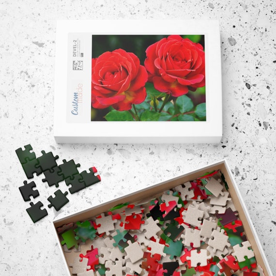 Flower jigsaw puzzle 2個セット お花パズル