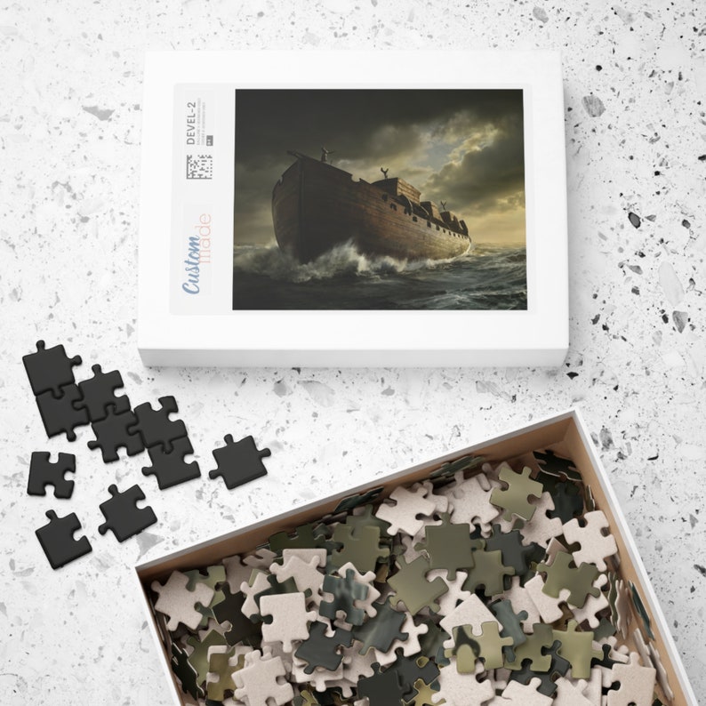 Biblical Jigsaw Puzzle Noah's Ark Bible Gift Biblical Art Old