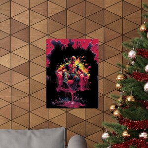Deadpool Slime Chair Poster | Chimichair Chaos Wall Art image 8