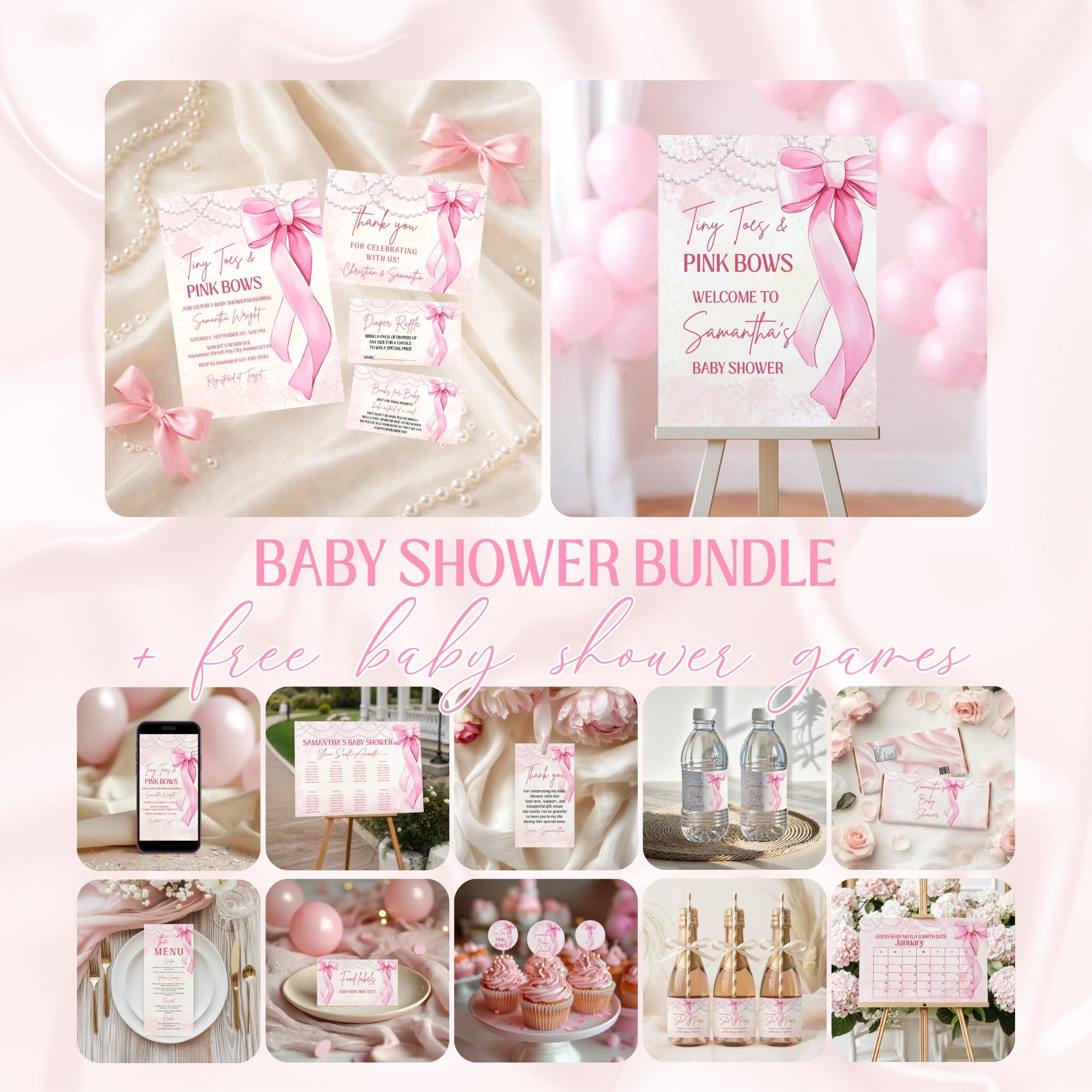 Festone Baby Shower con Palloncini • Eventi di Laura