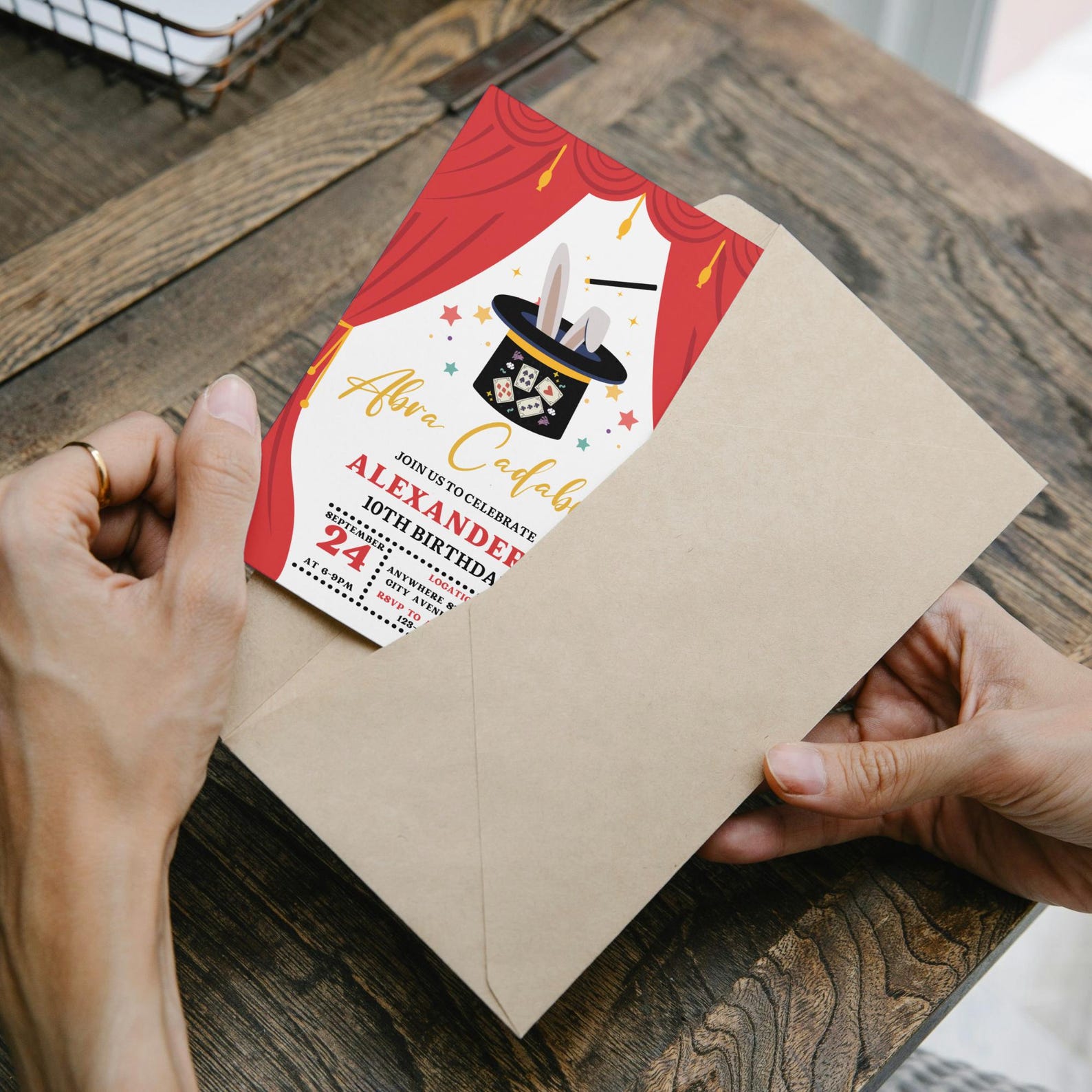 24k Magic Invite Editable Magic Show Birthday Invitation, Circus Birthday Party ...