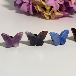 Berloque de crocodilo com borboleta em pedra preciosa genuína – Acessório de sapato de luxo – Serve para Crocs –