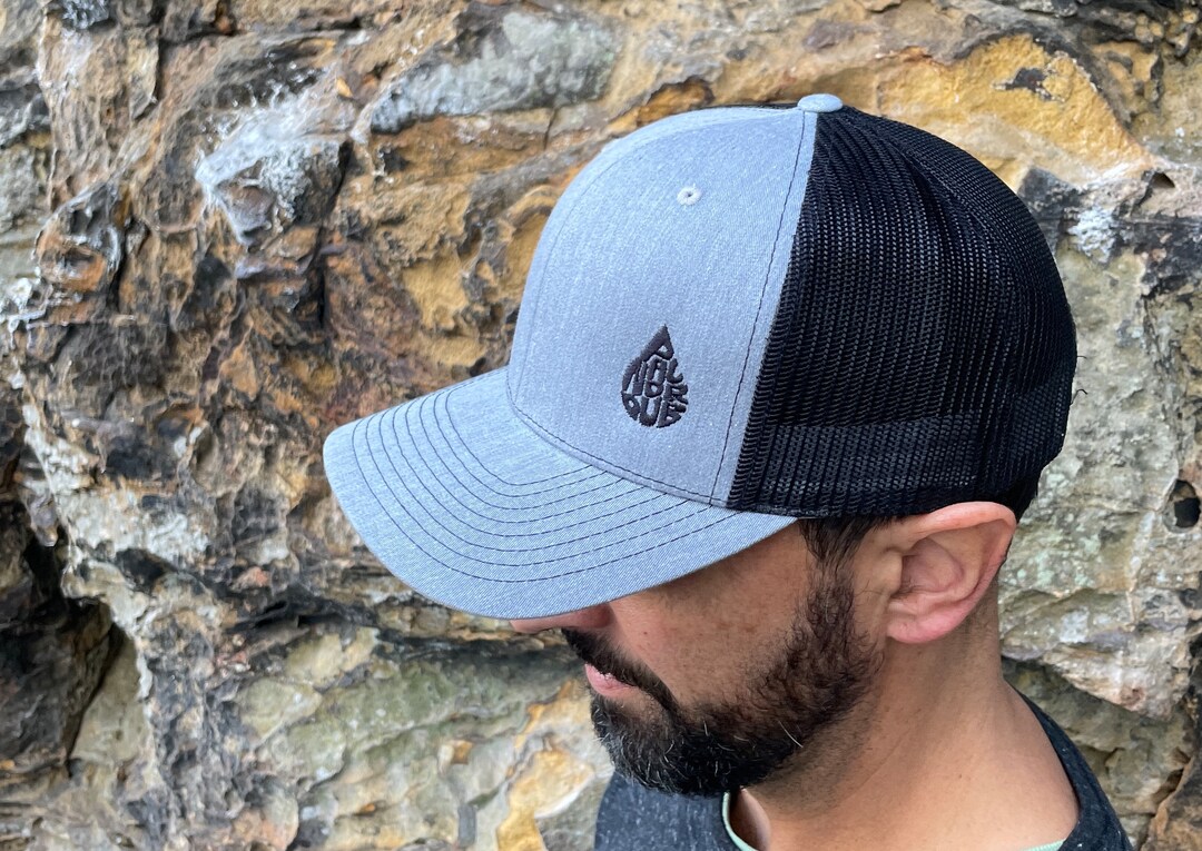 PNW Hat Mens Cap Gift Seattle Gray Black Simple Pacific Northwest Rain ...
