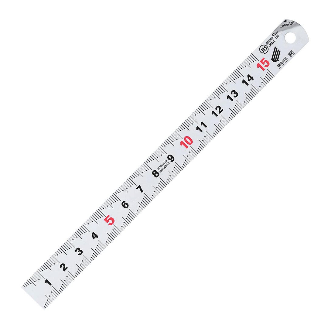 Niigata Seiki 15cm Stainless Steel Ruler: Precision Staircase Markings ...