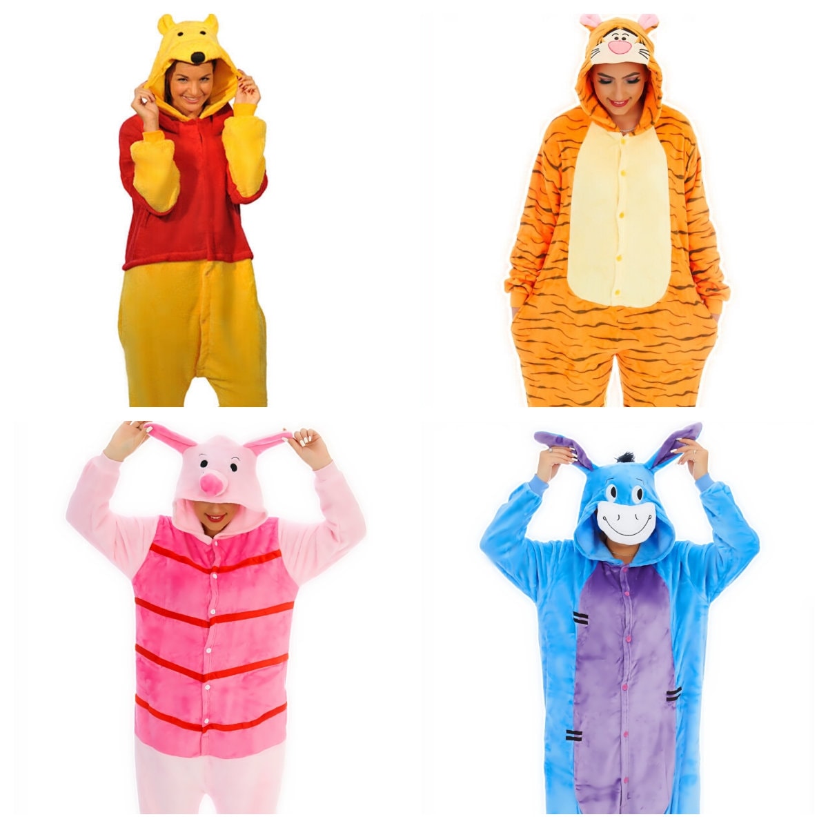Unisex Teletubbies Costumes Disi Onesies Lala Cosplay Pajamas Adult Pyjamas  Animal Sleepwear Jumpsuit High Quality