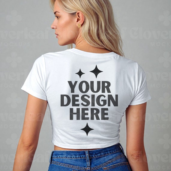 gildan crop top