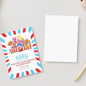 Plim Plim Birthday Invitation | Editable Digital Invite | Personalized Party Invitation