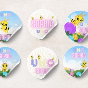 Abejita Chiquitita - stickers personalizada Digital
