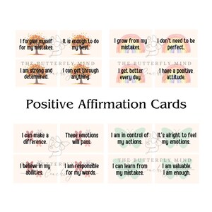 Positive Affirmationskarten
