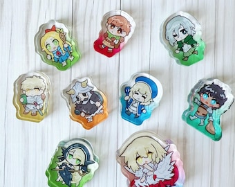Delicious in Dungeon | Mini Acrylic Standee and Sticker pack