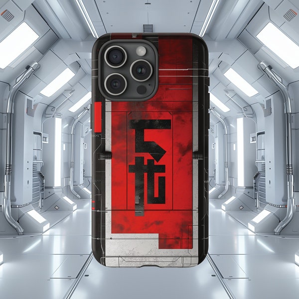 Cyberpunk Aesthetic Futuristic Sci-Fi phone case for iPhone15,14,13,12 Pro Max Mini, Samsung Galaxy S24,S23,S22 Google Pixel 8,7,6,5