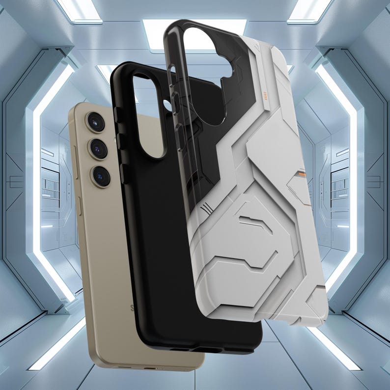 Futuristic High-tech Sci-fi Style Cyberpunk Phone Case for iPhone 17,16 ...