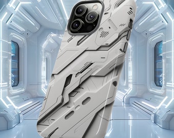 Futuristic Design Sci-fi Tech Cyberpunk Phone case for iPhone 15,14,13,12,11 Pro Max Mini, Samsung Galaxy S24,S23,S22 Google Pixel 8,7,6