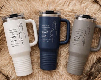 La guérison a un gobelet sur le côté silencieux, tasse de cow-girl western, cadeau inspirant pour fille de cheval, verres bohème ranch