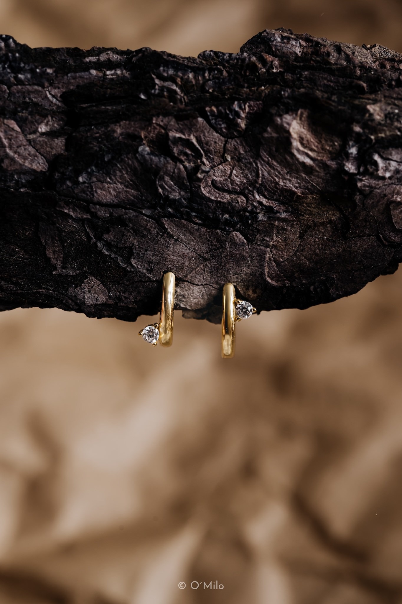 Orecchini pendenti floreali in argento sterling 925: cerchi con ciondoli botanici - Italia