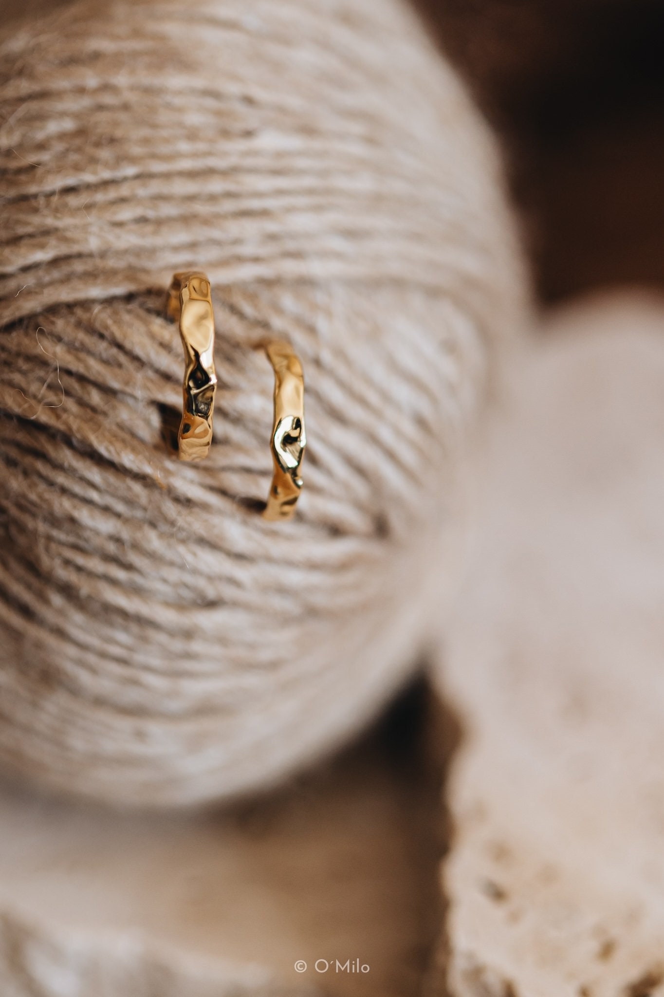 Gold Hoop Earrings, Creole Hoop Earrings, Hammered Hoop Earrings, Gold Creole Earrings, Twisted Hoop Earrings, Gift for Her | Odelia