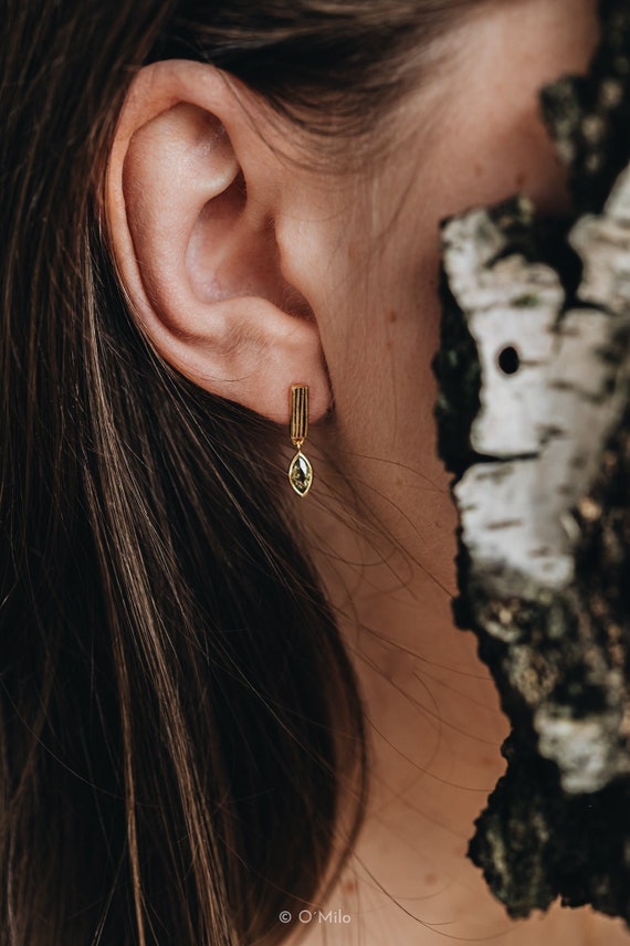 Reffeer Orecchini A Forma Di Foglia In Argento Sterling 925: Piccoli Gioielli Naturali Per Donna, Ipoallergenici, Con Scatola Regalo E Panno, Idea Regalo. - 4