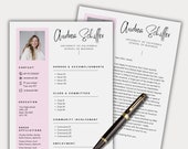 Sorority Resume Template Cover Letter Pink Social Resume Photo Pastell Sorority Resume Canva diy Cute Social Resume Student CV university
