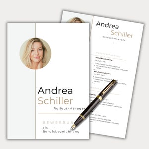 Plantilla de currículum vitae con foto beige Plantilla de currículum vitae profesional Canva CV limpio carta de presentación moderna una página graduado escolar dos páginas inglés