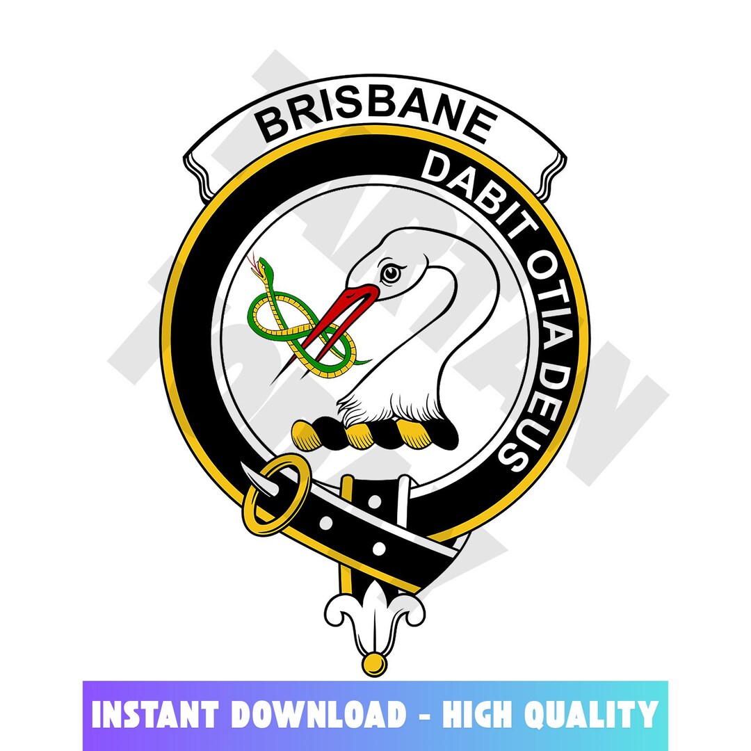 Brisbane Tartan Crest House Flag