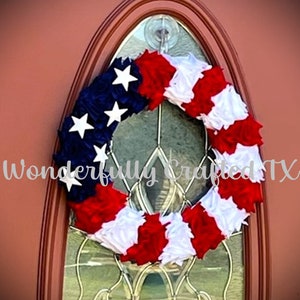 20 inch American Flag Wreath