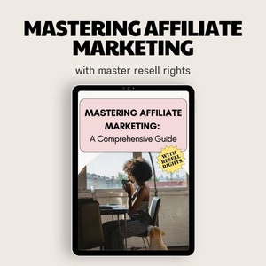 PLR Affiliate Marketing Online Course to Resell | PLR Digital Products | Resell Rights Ebook | MRR | Master Resell Rights | Lead Magnet