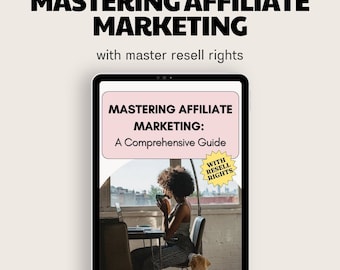 PLR Affiliate Marketing Online Course to Resell | PLR Digital Products | Resell Rights Ebook | MRR | Master Resell Rights | Lead Magnet