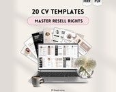 PLR CV Bundle, CV Resume Template, Cv Template Professional, Cv Template Pages, Plr Digital Products, Plr Resume, Mrr Products, Mrr Bundle