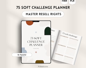 75 day soft challenge, MRR, PLR Journal, Plr Digital Product, Plr Digital Planner, Done For You, Mrr Digital Products, Plr Templates, Dfy