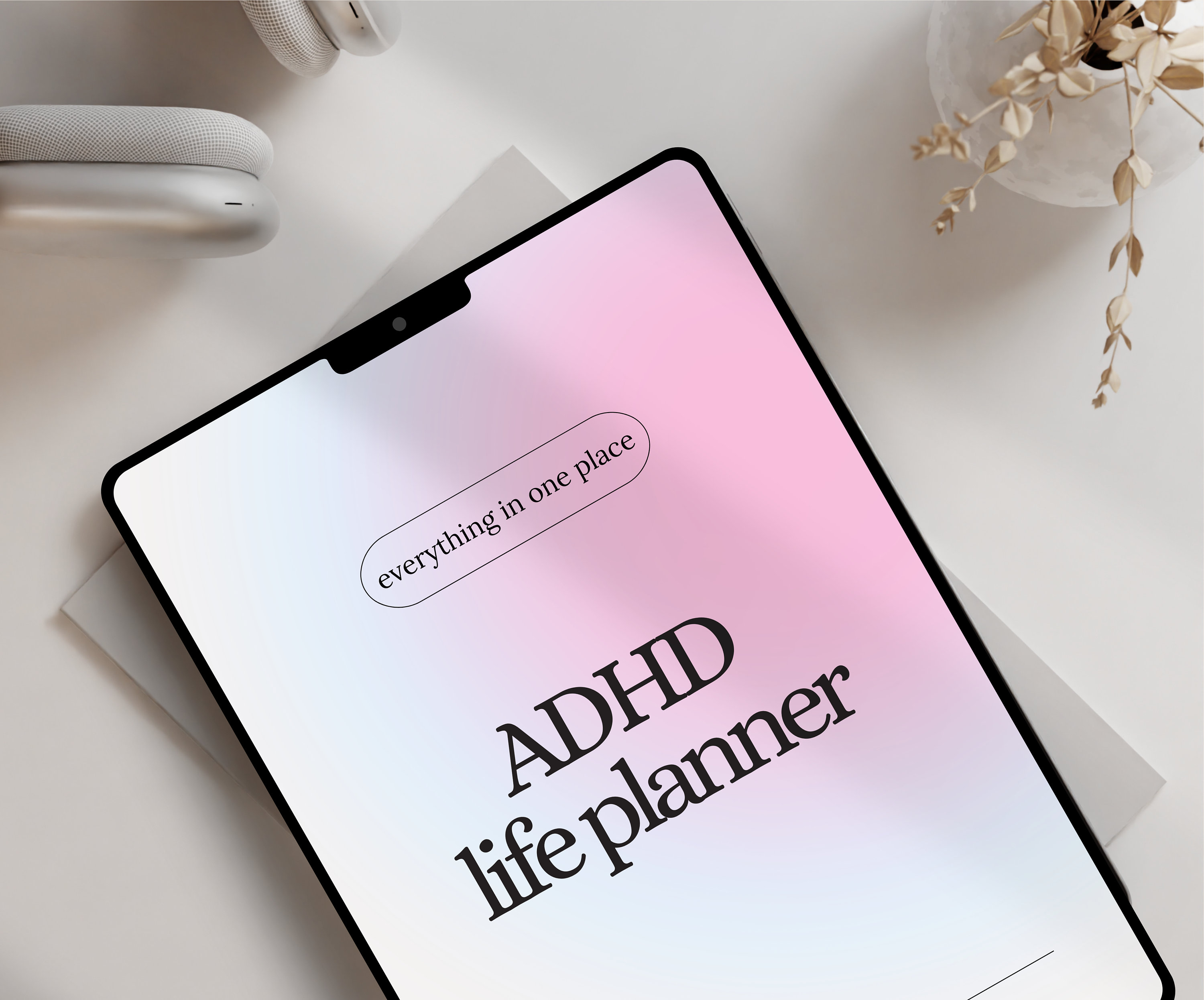 PLR ADHD Planner, Plr Planners, MRR Digital Planner, Plr Journal, Plr ...